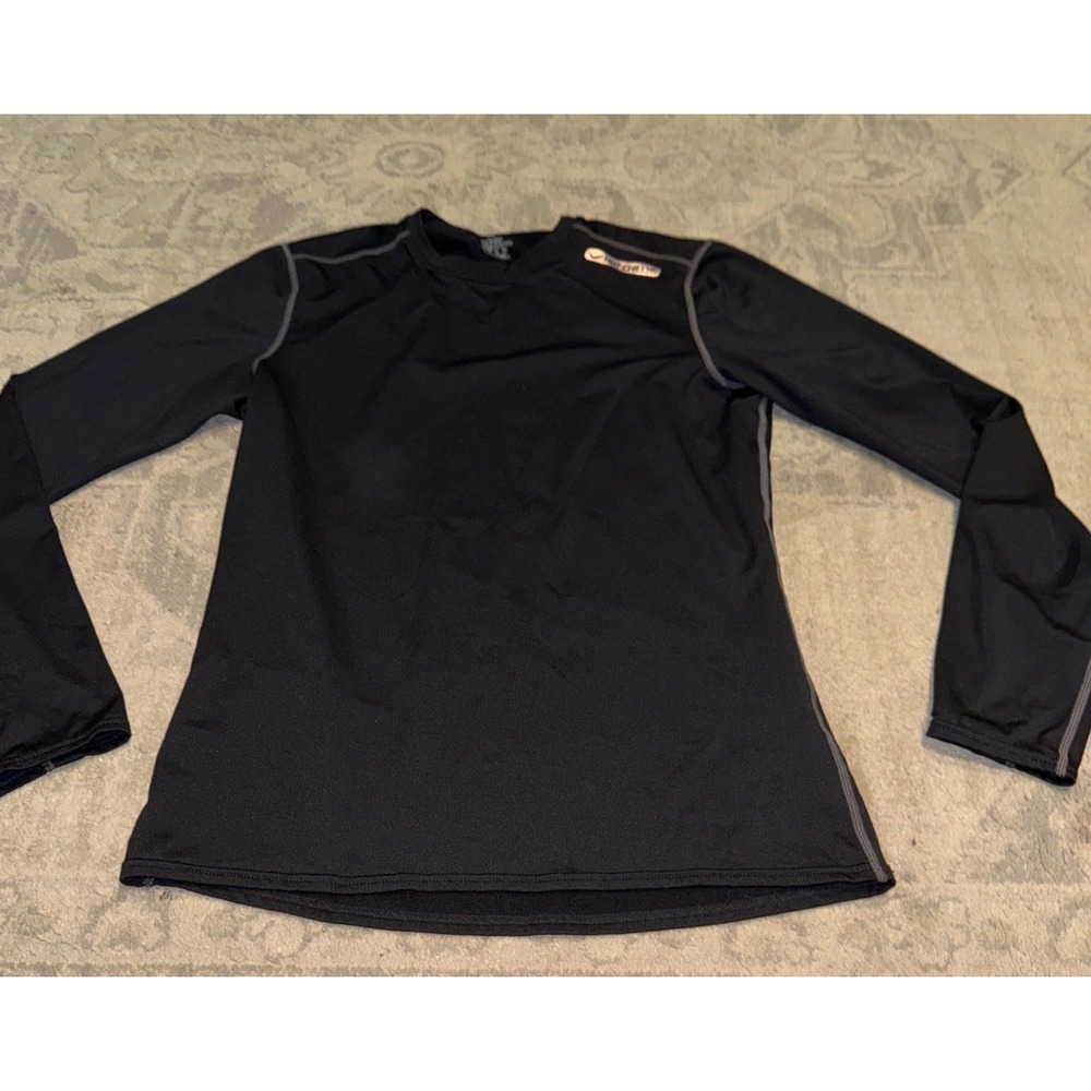 Hot Chillys‎ Womens Base Layer Crewneck Black Sz Small Long Sleeve